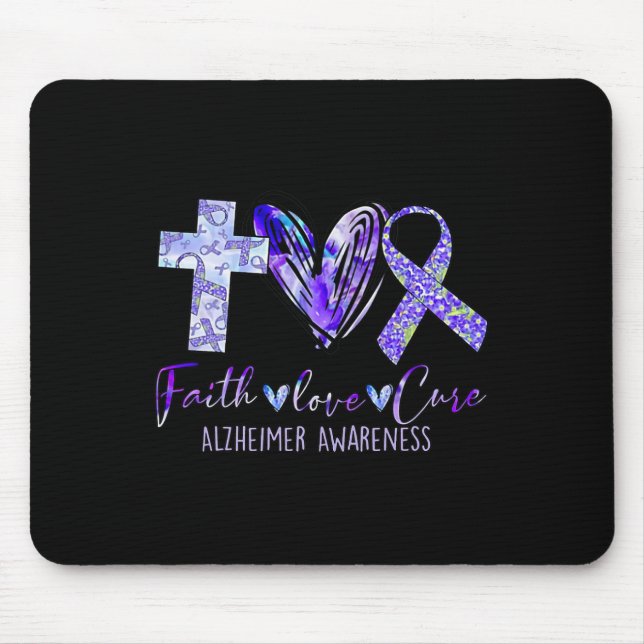 Love Cure Alzheimerheimer  Mouse Pad (Front)