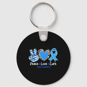 Love Cure Ataxia Awareness Support Gifts 1 Key Ring