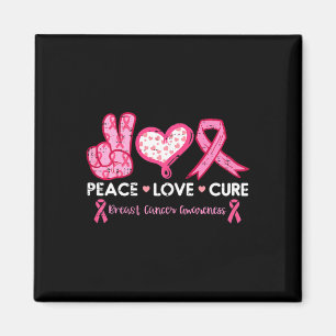 Love Cure Breast Cancer Awareness Fight Survivor W Magnet