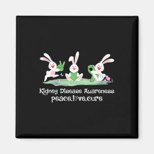 Love Cure Green Ribbon Kidney Disease Awareness Ea Magnet