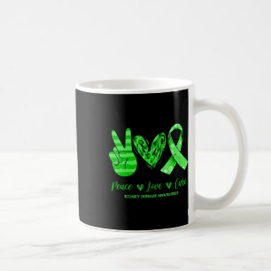 Love Cure Kidney Disease Awareness 3 Coffee Mug