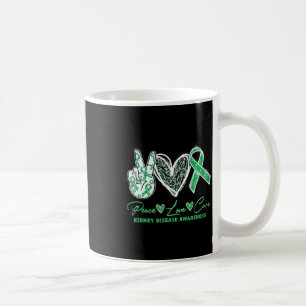 Love Cure Kidney Disease Awareness Gifts Coffee Mug