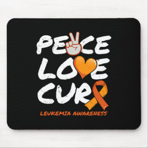 Love Cure - Leukaemia Awareness Mouse Pad