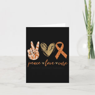 Love Cure Multiple Sclerosis Awareness Supporter Card