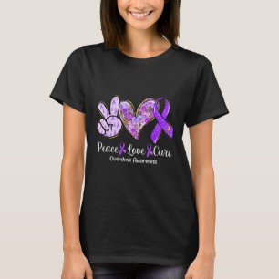 Love Cure Purple Ribbon Overdose Awareness Gifts T-Shirt