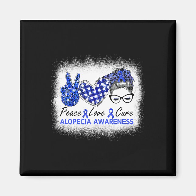 Love Cure Women Alopecia Awareness  Magnet (Front)