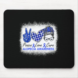 Love Cure Women Alopecia Awareness Mouse Pad