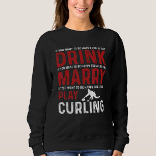 Love Curling Team Sweatshirt