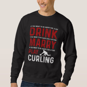 Love Curling Team Sweatshirt