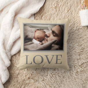 LOVE Custom Baby Photo Kids Nursery Cushion