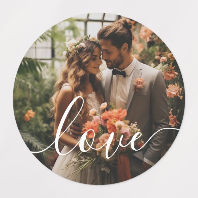 'Love' Custom couple photo (Design 1)