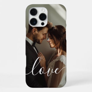 'Love' Custom couple photo iPhone 16 Pro Max Case
