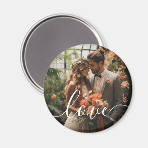 'Love' Custom couple photo Magnet