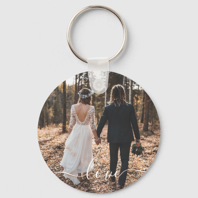 LOVE Custom Photo Key Ring (Front)