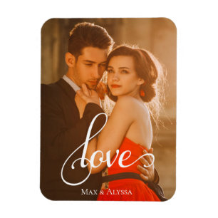 LOVE Custom Photo Magnet