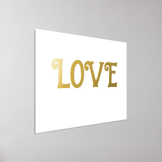 Love Custom Text Quote Wedding Birthday Decor Gift (Laydown)