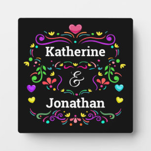 Love Customised Tabletop Easel Plaque