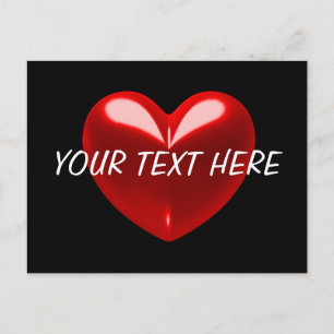 LOVE CUSTOMIZABLE POSTCARD