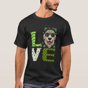 Love Cute Dog Animal Rights St Patrick's Day Famil T-Shirt