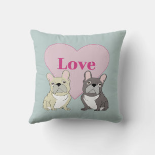 Love - cute dogs cushion