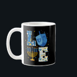 LOVE Cute Hanukkah Decorations Dreidel Menorah Cha Coffee Mug<br><div class="desc">LOVE Cute Hanukkah Decorations Dreidel Menorah Chanukah</div>