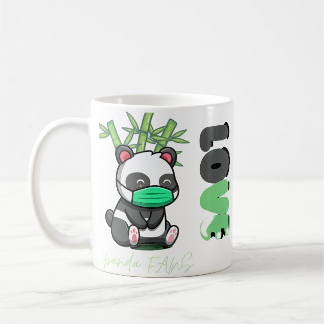 love cute panda coffee mug (Left)