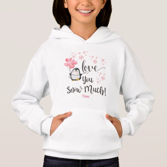 Love - Cute Valentine Penguin Personalised (Front)