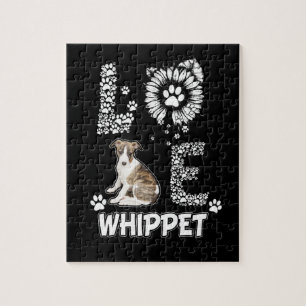 Love cute Whippet Jigsaw Puzzle