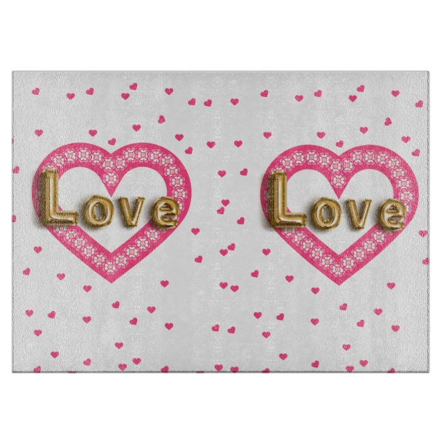 love cutting board (Front)