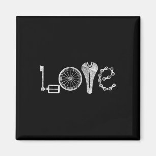 Love Cycling Biking Bicycle Rider Bike Riding Magnet