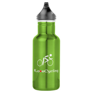 Love cycling slogan cyclist 532 ml water bottle