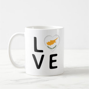 Love - Cyprus Flag Coffee Mug