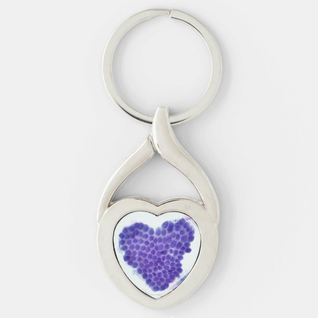 Love Cytopathology Keychain (Front)