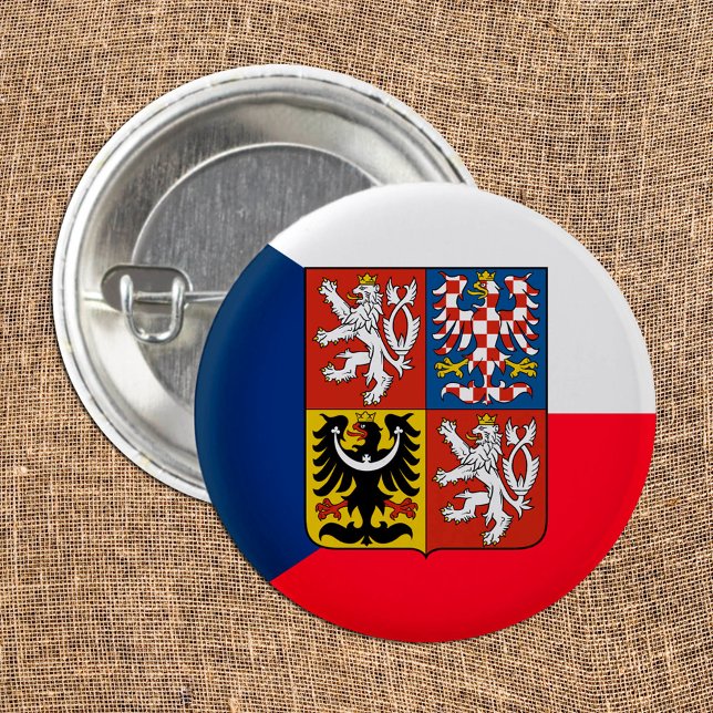 Love Czechia & Czech Flag fashion / sports fans  3 Cm Round Badge (Creator Uploaded)