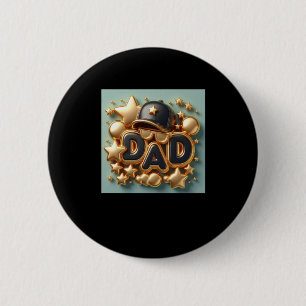 Love Dad 6 Cm Round Badge