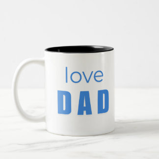 Love Dad Baby Boy mug