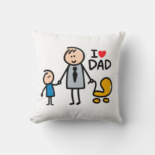 Love Daddy print Cushion
