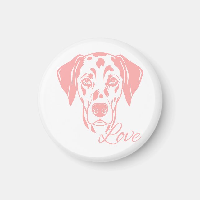 Love Dalmata Magnet (Front)