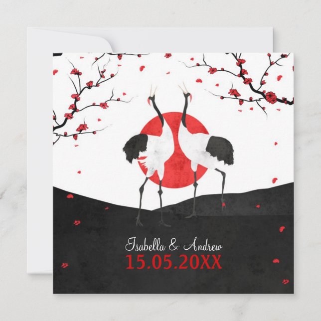 Love Dance - Wedding Invitation - square (Front)