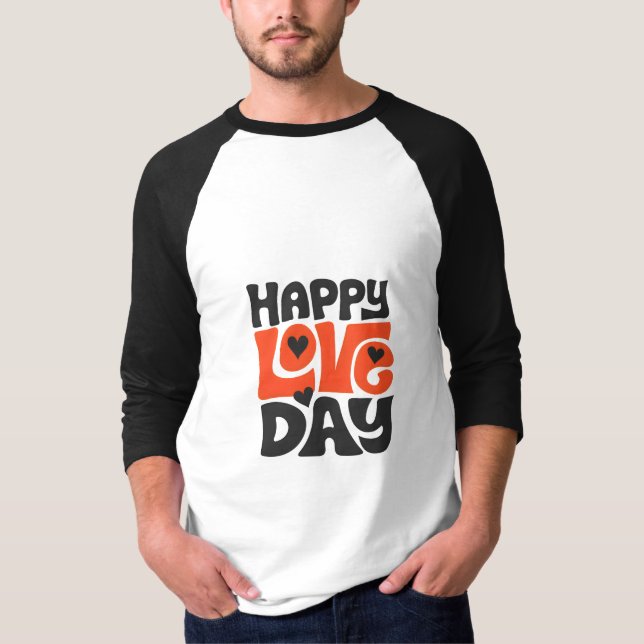 Love Day Men's T-Shirt – Stylish & Romantic ❤️👕 (Front)