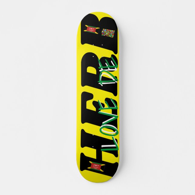 LOVE DE HERB  JMT 7 3/4" Skateboard Deck (Front)
