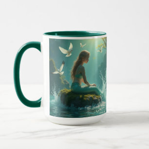 Love Deeply Mermaid Name Valentine's Day  Mug