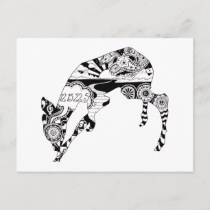 Love Deer Postcard