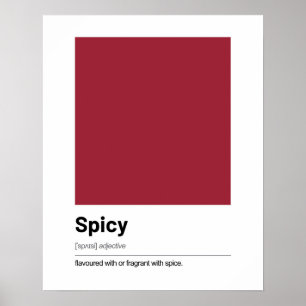 Love Definition Poster - Red Modern Art