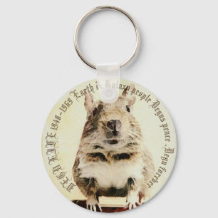 [ LOVE♡DEGU LIFE ] Peace Degou Accessory Keychain