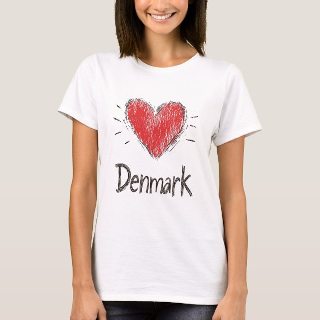 Love Denmark T-Shirt (Front)