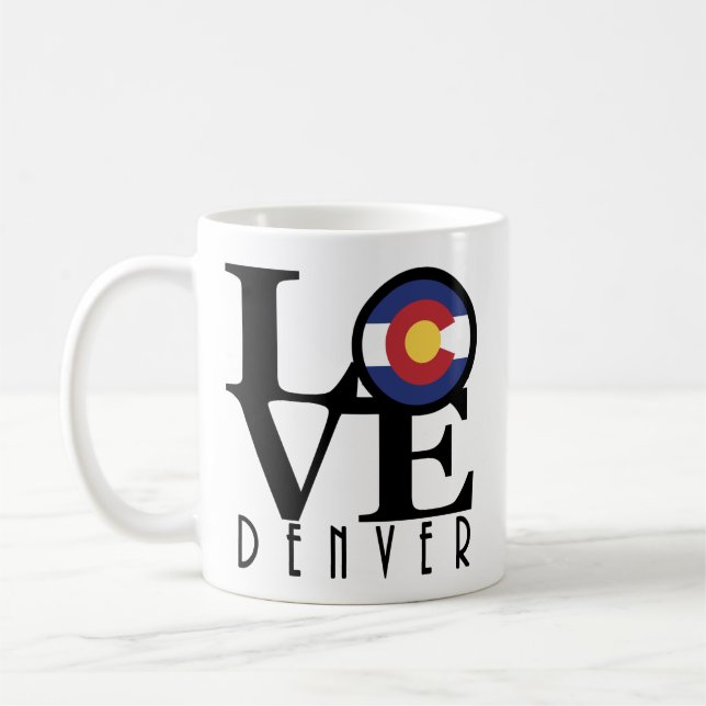 LOVE Denver Colorado 11oz Coffee Mug (Left)