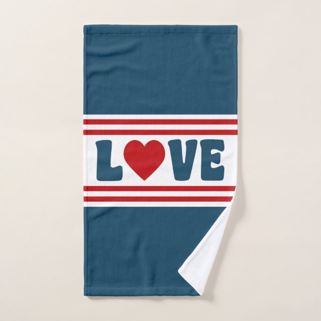 Love design bath towel set (Hand Towel)