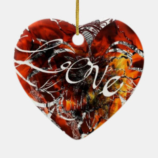 Love Design By Nathan Robert Simonson Ceramic Ornament