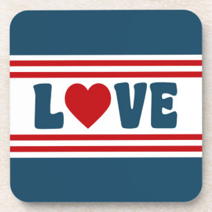 Love design coaster